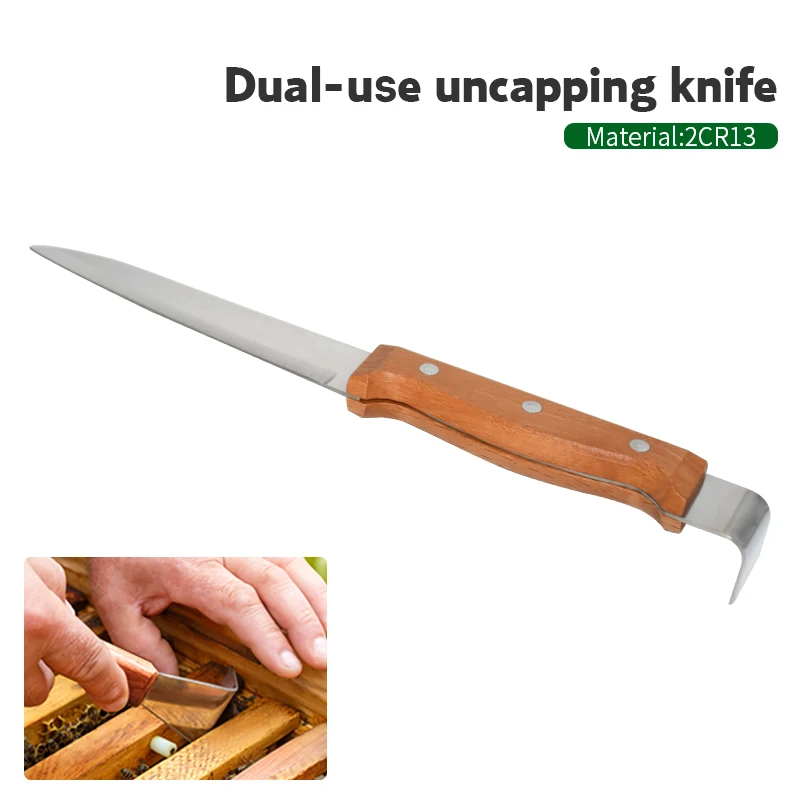 

Bee Hive Scraper Take Honey Uncapping Knife Dual-Use Beekeeping Tools for Honeycomb Supplies Beekeeper Equipment