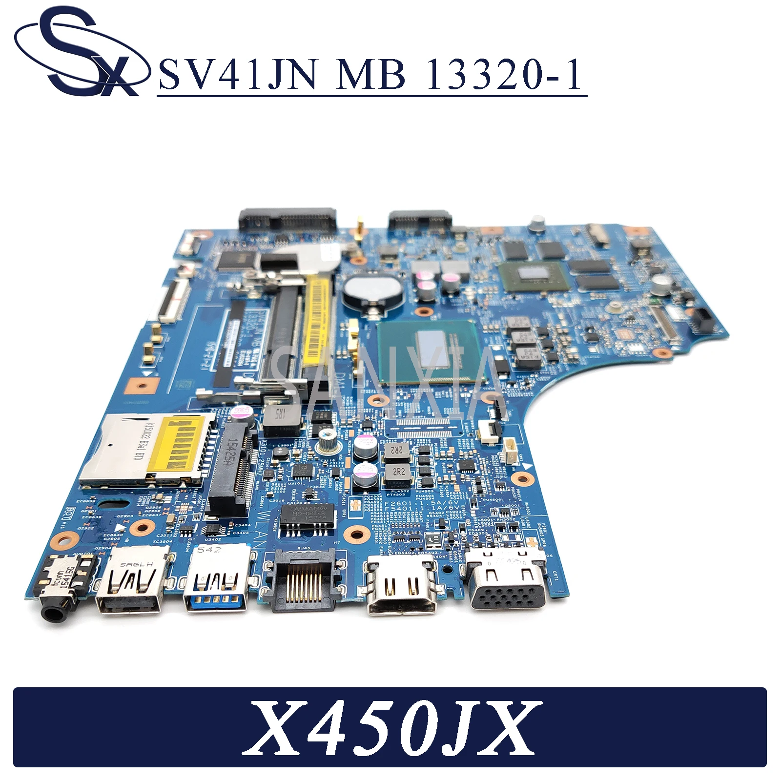 US $148.80 KEFU SV41JN MB 133201 Laptop motherboard for ASUS X450JX X450JB X450JF X450JN X450J original mainboard I74720HQ GT940M2GB EDP