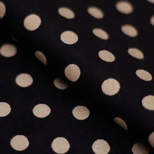 Индивидуальные высокого класса круг кольцо цвет тканые модная одежда ткани Лаконичное платье DIY жаккардовые шторы с тиснением ткань оптом