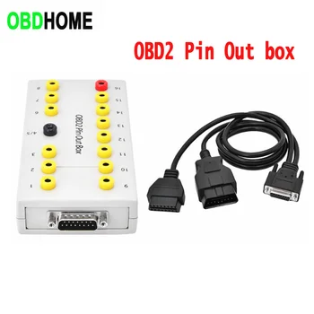 OBD2 16Pin Out Box тестер Разрыва разъем авто диагностический инструмент OBD разъем кабель изменить настройки Pin 16 контактов проводной OBD2 16Pin Out Box тестер Разрыва разъем авто диагностический инструмент OBD разъем кабель изменить настройки Pin 16 контактов проводной
