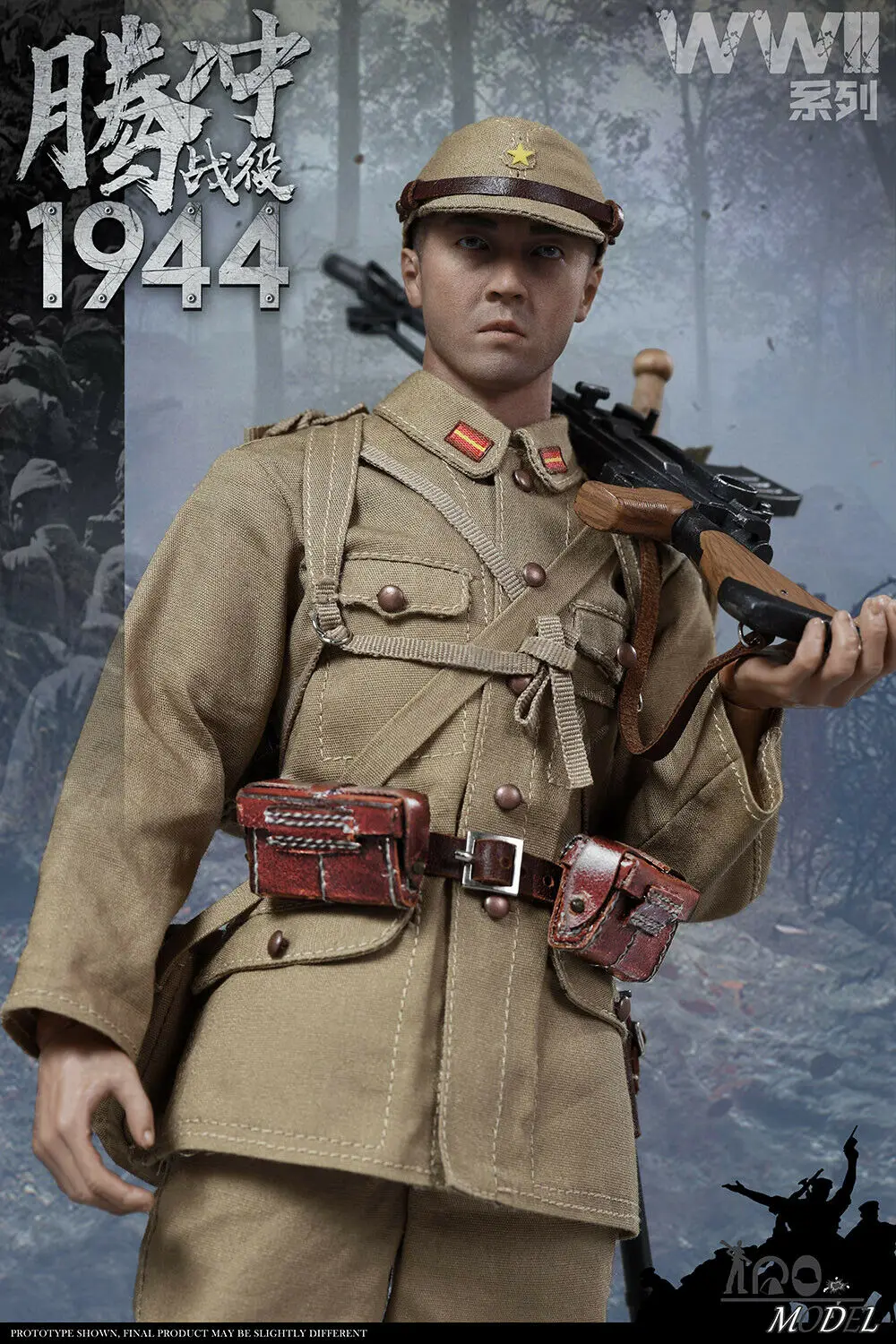 IQO Model 91001 1/6 WWII Series 1944 Battle of Tengchong Male Solider Full Set Action Figure Model Doll for Fans Holiday Gifts