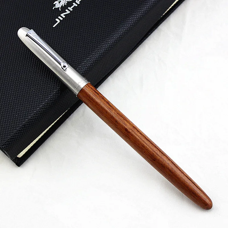 Remastered классическая деревянная авторучка 0,38 мм дополнительный тонкий наконечник ручки для каллиграфии Jinhao 51A канцелярские принадлежности для офиса и школы A6994 - Цвет: R