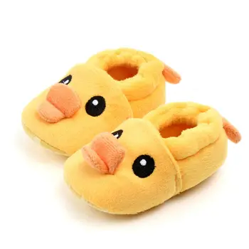 

2019 Autumn Winter Infant Baby Warm Shoes Prewalker Newborn Toddler Soft fleece Sole Shoes 0-18M