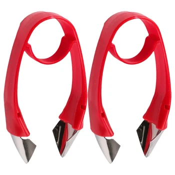 

2pcs Creative Strawberry Stem Separator Strawberry Fruit Corer Stalks Stems Kitchen Tool Pineapple Stem Remover