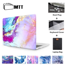 MTT чехол для ноутбука Macbook Air 13 Чехол под мрамор для Mac book Air Pro retina 11 12 13 15 дюймов Сенсорная панель сумка для ноутбука