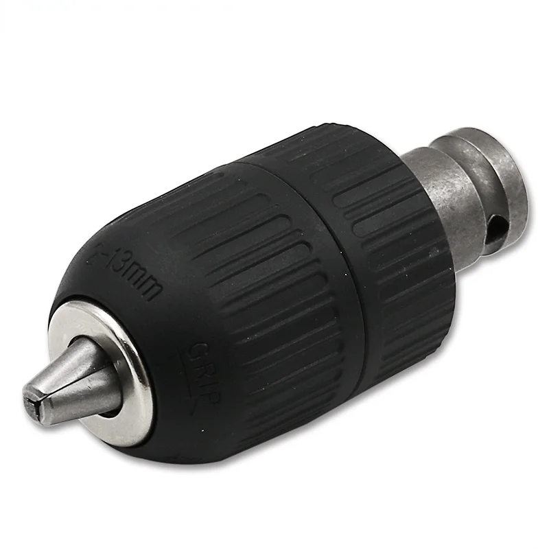 

2-13mm Drill chuck 1/2" Conversion head Self-locking Keyless Drill Chuck Self Tighten Adaptor For Impact Wrench Conversion