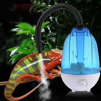 

Pet Humidifier Reptile Fogger Atomizer Tortoise Lizard Fogger For Rainforest Landscaping 4L Large Capacity Reptile Fogger