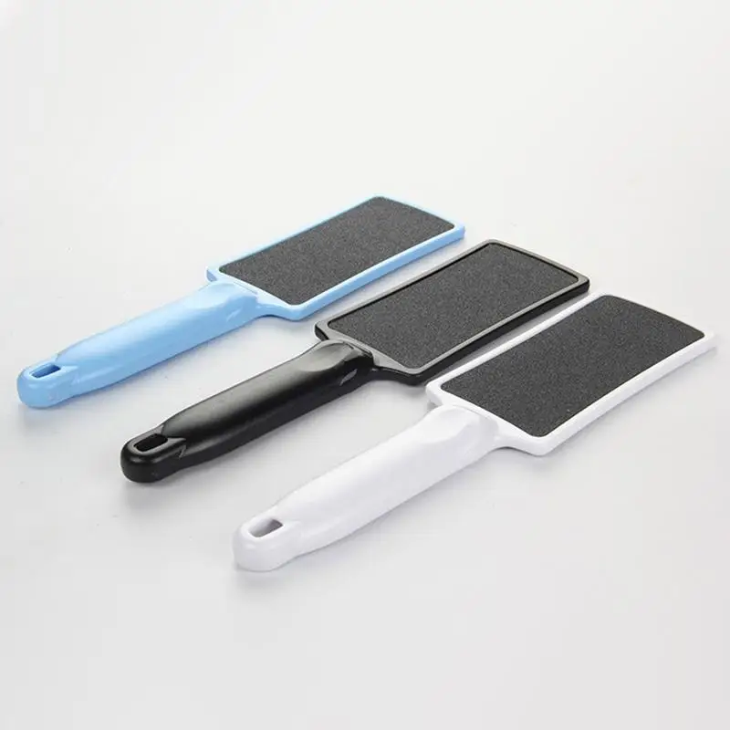 Двусторонняя чистка ног скруббер жесткое удаление натоптышей скраб пемза шлифовальный камень ноги отшелушивающий Педикюр Инструмент-цвет случайный