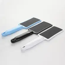 Двусторонняя чистка ног скруббер жесткое удаление натоптышей скраб пемза шлифовальный камень ноги отшелушивающий Педикюр Инструмент-цвет случайный