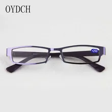 Высококачественная Нержавеющая Сталь модные очки для чтения цвет дамы старые светлые очки