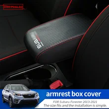

Car Armrest Pad For Subaru Forester 2013-2021 Seat Box Storage Covers Scratch Resistant Protection Cushion Accessories Black