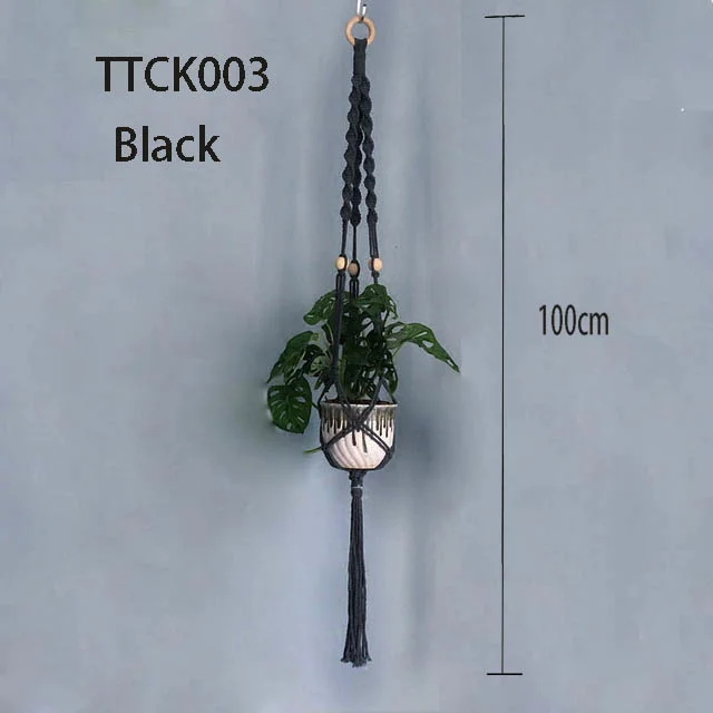 New arrival macrame plant hanger macrame pot hanger macrame plant pot tray plant holder