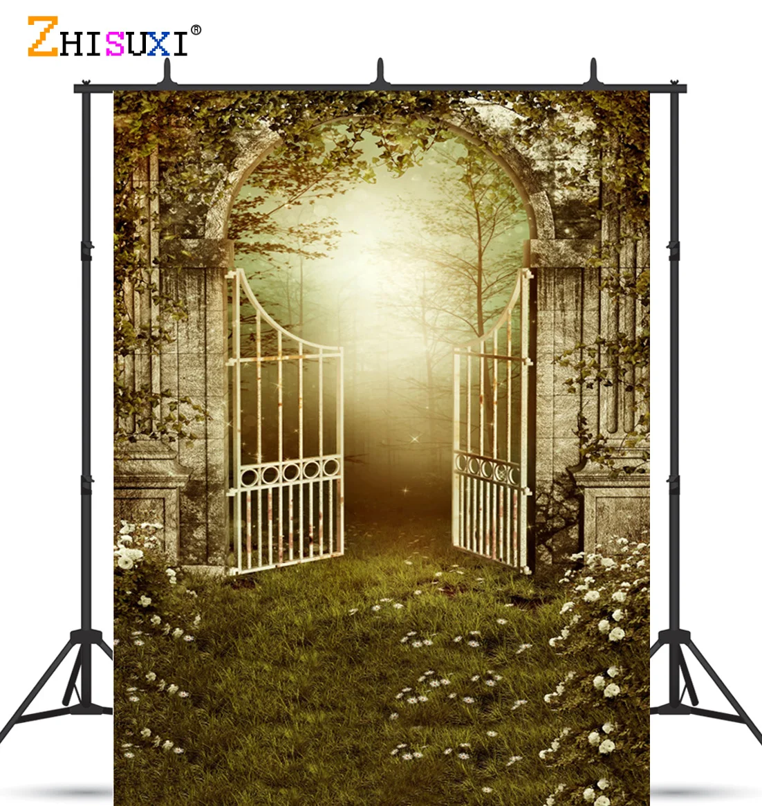 

Vinyl Custom Dream Forest Castle Fairy Tale Children Photography Backdrops Prop Photo Background 21622 SLTH-01