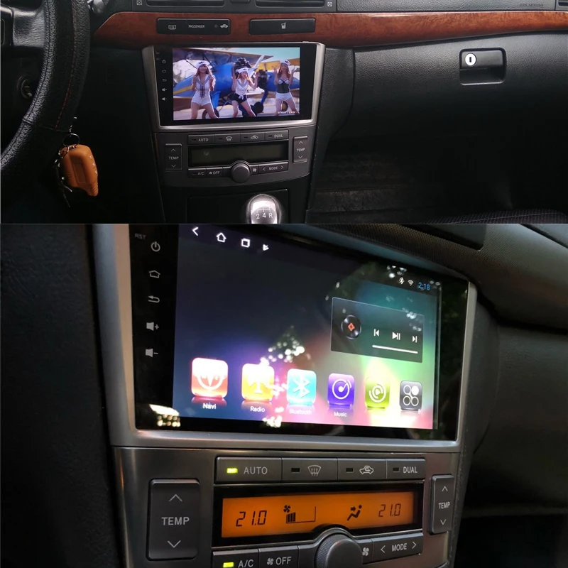 Excellent Android 8.0 8.1 2 Din Car DVD Stereo Headunit For Toyota Avensis Multimedia T25 GPS Navigation 2003-2008 Auto Radio Wifi 4