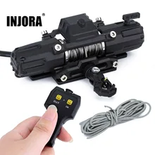 INJORA Dual Motoren Automatische Winde Drahtlose Fernbedienung System für 1:10 RC Crawler Auto Axial SCX10 90046 Traxxas TRX4 TRX6