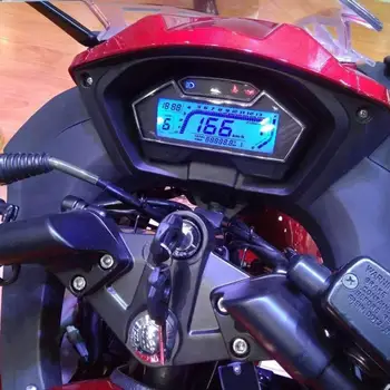 

For 2,4 cylinder LCD Motorcycle Racing Bike Speedometer Odometer RPM Speed Fuel Gauge 13000RPM DIY Speedometer