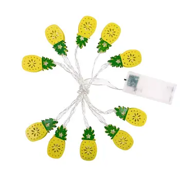 

1.5/2m 10 LED Lighting Strings Garland Mini Light Leaf Pineapple Shape Lamp Energy-saving Christmas Bedroom Home Decoration