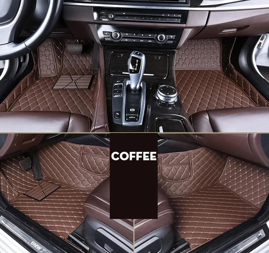 Кожаные автомобильные коврики для Mitsubishi Pajero ASX Lancer SPORT EX Zinger FORTIS Outlander Grandis Galant