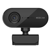 Webcam HD 1080P, caméra rotative avec Microphone, pour ordinateur, diffusion en direct, travail, vidéoconférence
