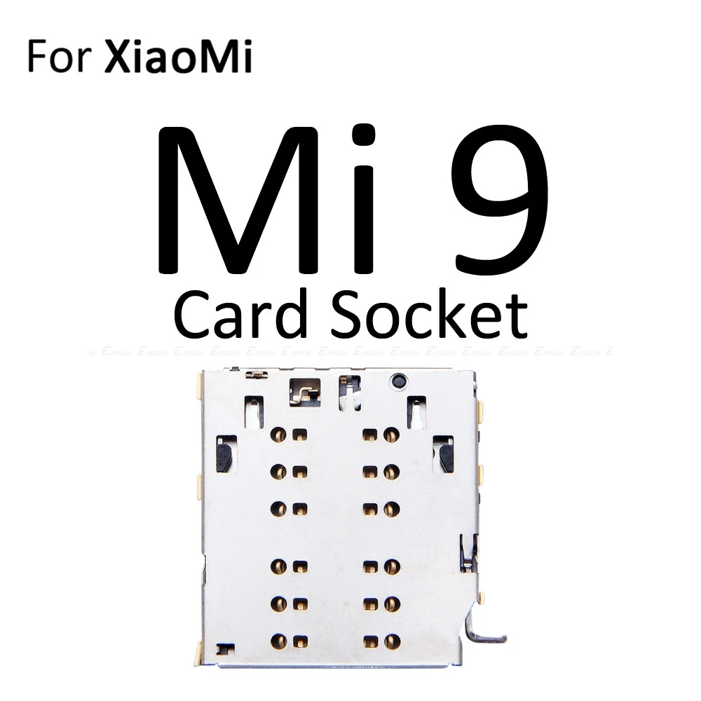 Sim-карта/лоток для карт памяти Micro SD гнездо держатель Слот контейнер разъем адаптер ридер запасные части для Xiaomi Mi 9T 9 Lite SE