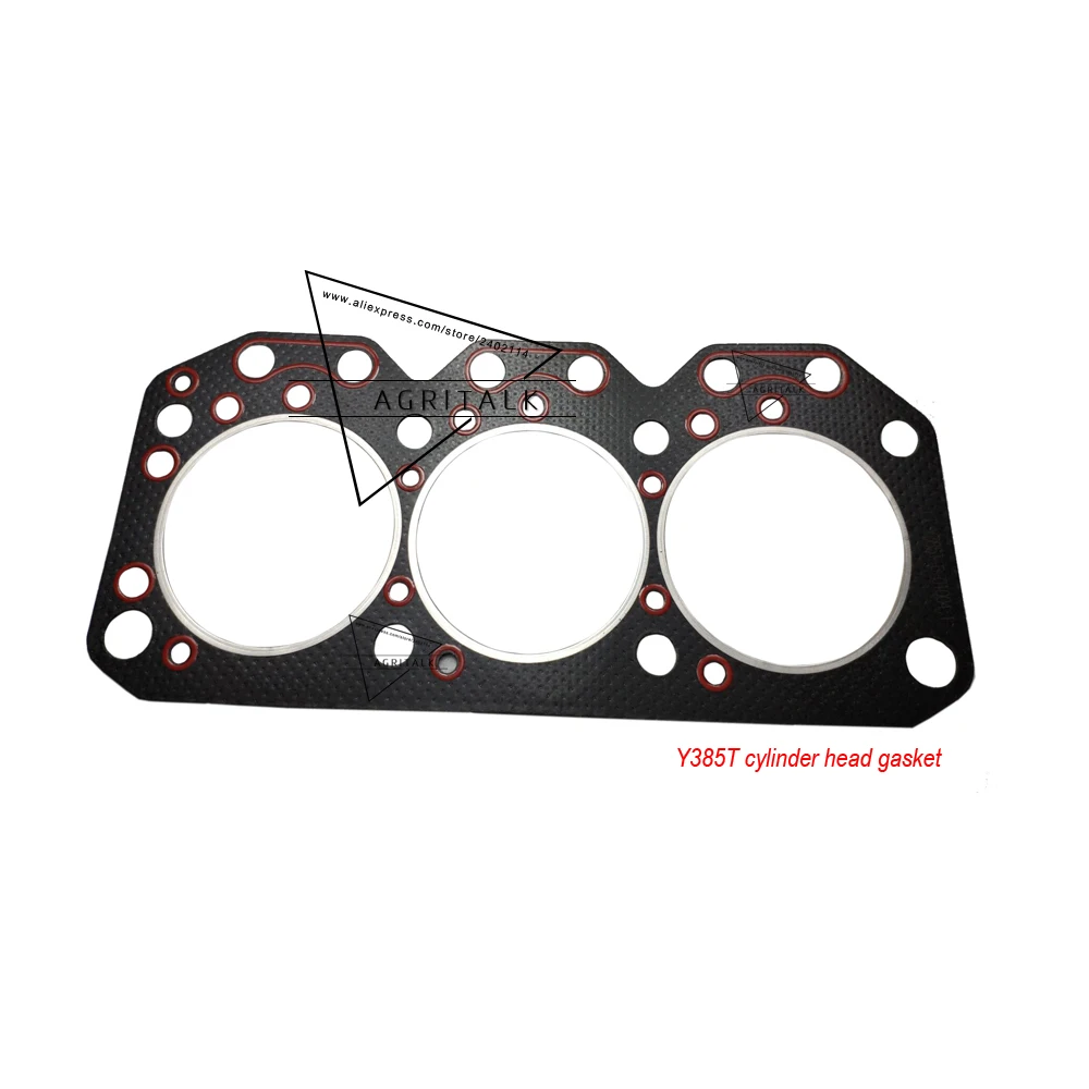 

Yangdong Y380T/Y385T for tractor like JM204/JM254/JM284/FT254, the cylinder head gasket, part number: Y380T-01002/Y385T-01002