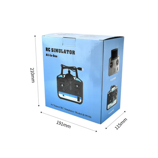 18 in 1 8CH RC Flight Simulator Support Real G7 Phoenix 5.0 XTR Remote Control for RC Helicopter Airplane FPV Drone Quadcopter 4