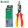 LAOA insulated Electrician Pliers VDE Crimping Tools Nippers Cable Wire Stripper Long Nose VDE  Pliers ► Photo 1/6