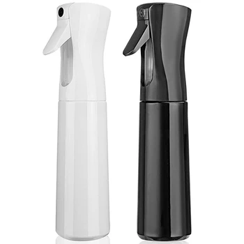 

Ultra-Fine Spray Bottle Refillable Fine Mist Spray Bottle 2 Packs of 10Oz / 300Ml, for Hairdressing, Cleaning, Garden Continuous
