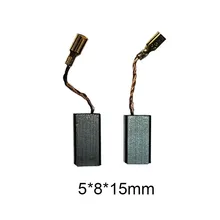 Escovas de carbono para bosch angle grinder 5x8x15mm para ferramenta elétrica broca ângulo moagem grafite cobre motor escovas carbono