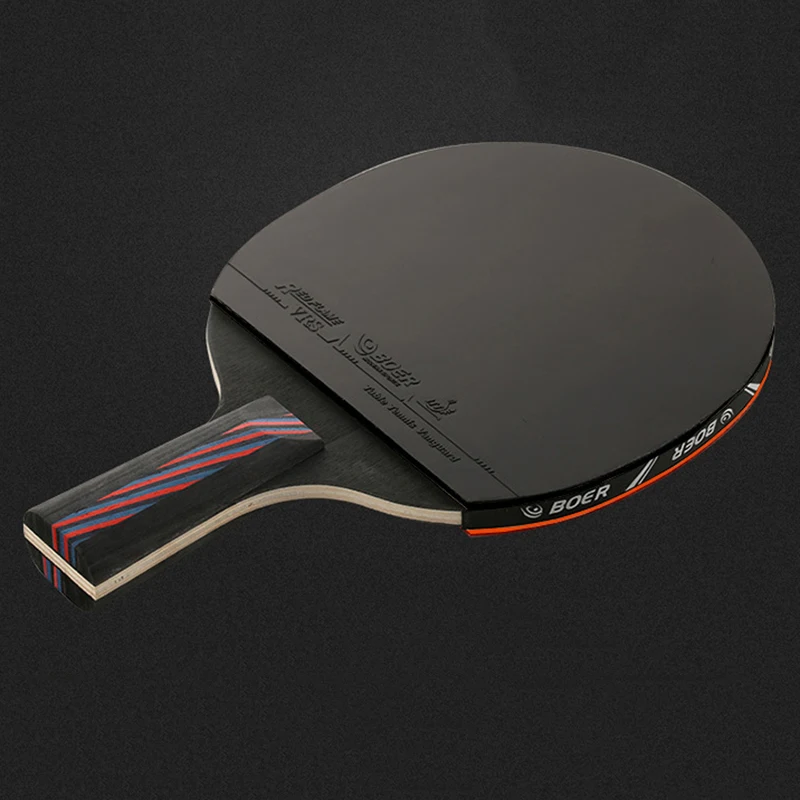 Carefully crafted BOER Table Tennis Racket Bat Professional Training+Balls+Cover+Protective Film pingpong racket set