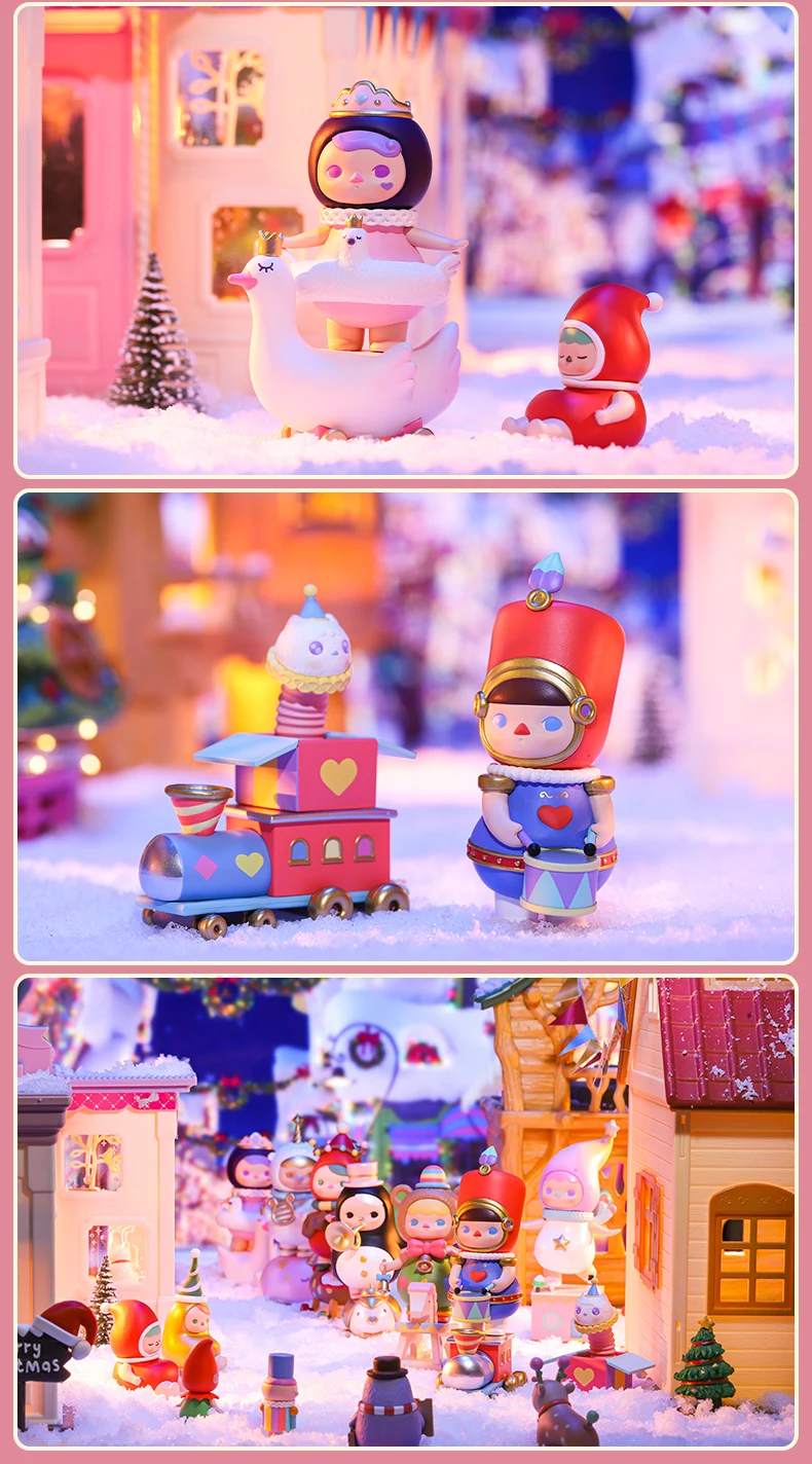 Popmart Pucky Christmas Music Parade Blind Box Cute Action