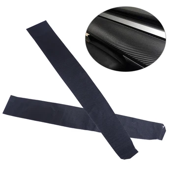 

CITALL 2pcs/set Carbon Fiber Style Interior Dashboard Decoration Cover Sticker Trim Pritector fit for Tesla Model 3