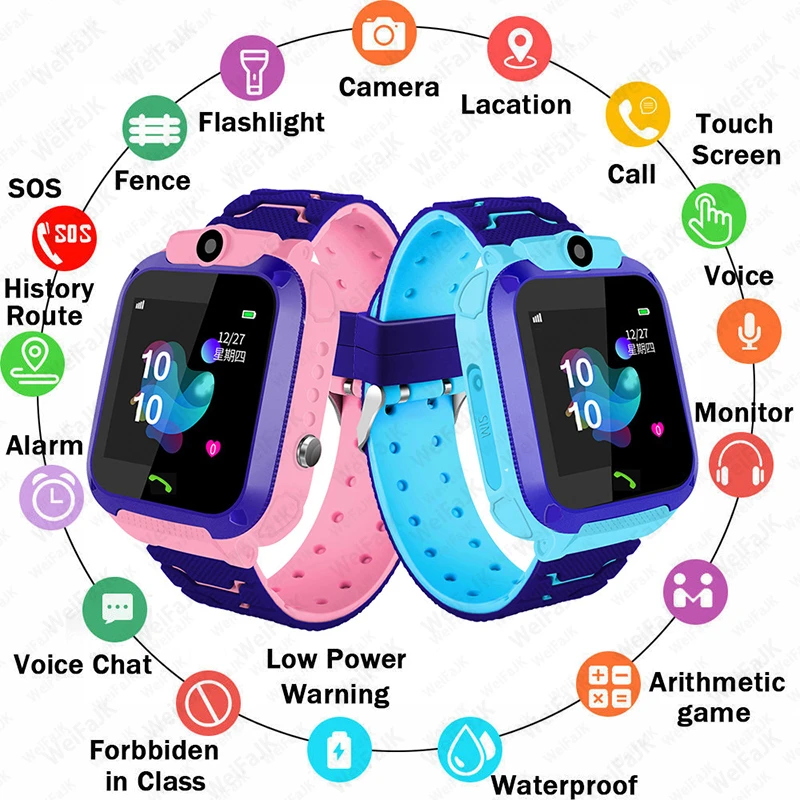 Original Xiaomi niños inteligente GPS teléfono reloj Smartwatch 2G tarjeta Sim foto impermeable reloj inteligente para niños de regalo para Apple Xiaomi|Relojes inteligentes| - AliExpress