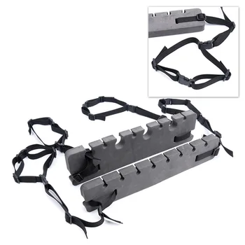 

2pcs/ Set Space Saving Car Mounted Holder Lightweight Universal Practical Portable Sport Magnetic Horizontal Fishing Rod Rack