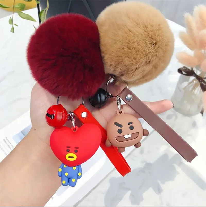 Женский брелок для ключей Han edition maomao ball | Украшения и аксессуары