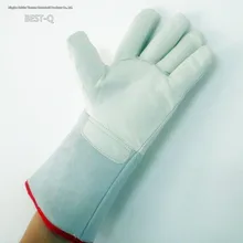 Mennonite LPG станции СПГ специальные перчатки кожаные перчатки предотвращают низкотемпературные перчатки Mn-fd002 защитные перчатки