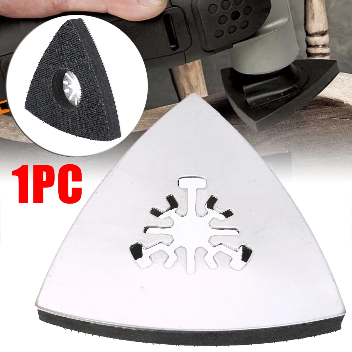 New 80mm Triangular Polishing Sanding Pad Oscillating Multi Tool for Multimaster