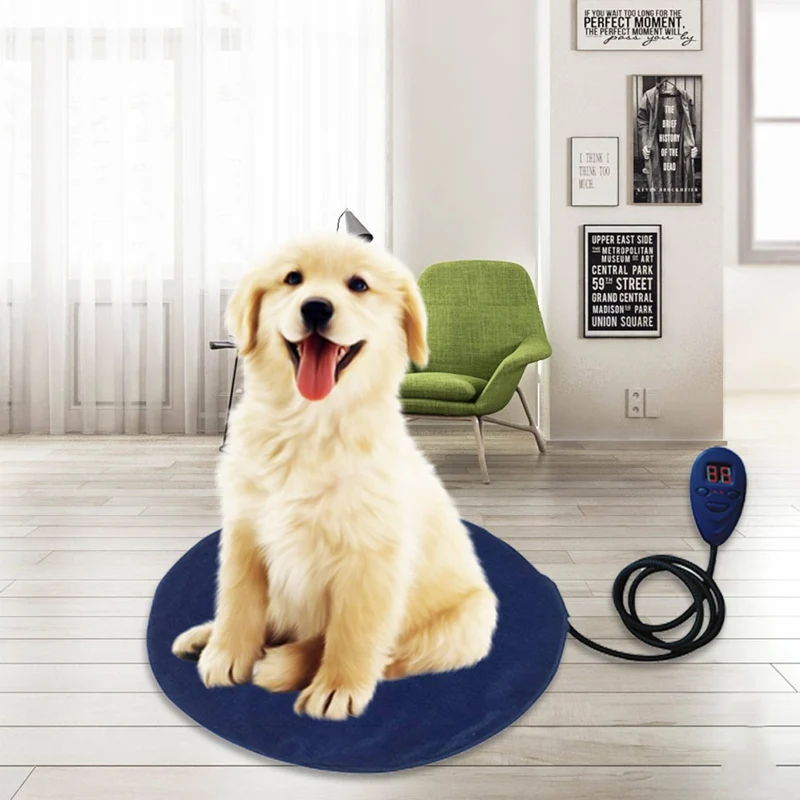 

Pet Dog Cat Winter Warmer Electric Heating Pad Blanket Waterproof Pet Mat Bed Cat Dog Pad Home Office Chair Heated Mat