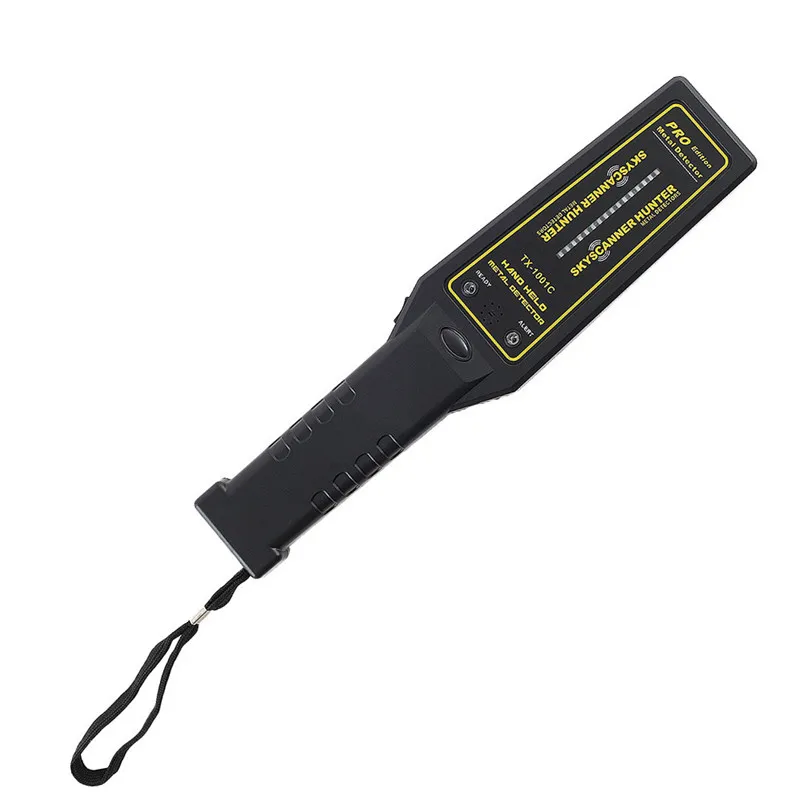

Hand Held Metal Detector Super Sensitivity Alarming Sound LED Airport Subway Security Check TX-1001C TX-2002