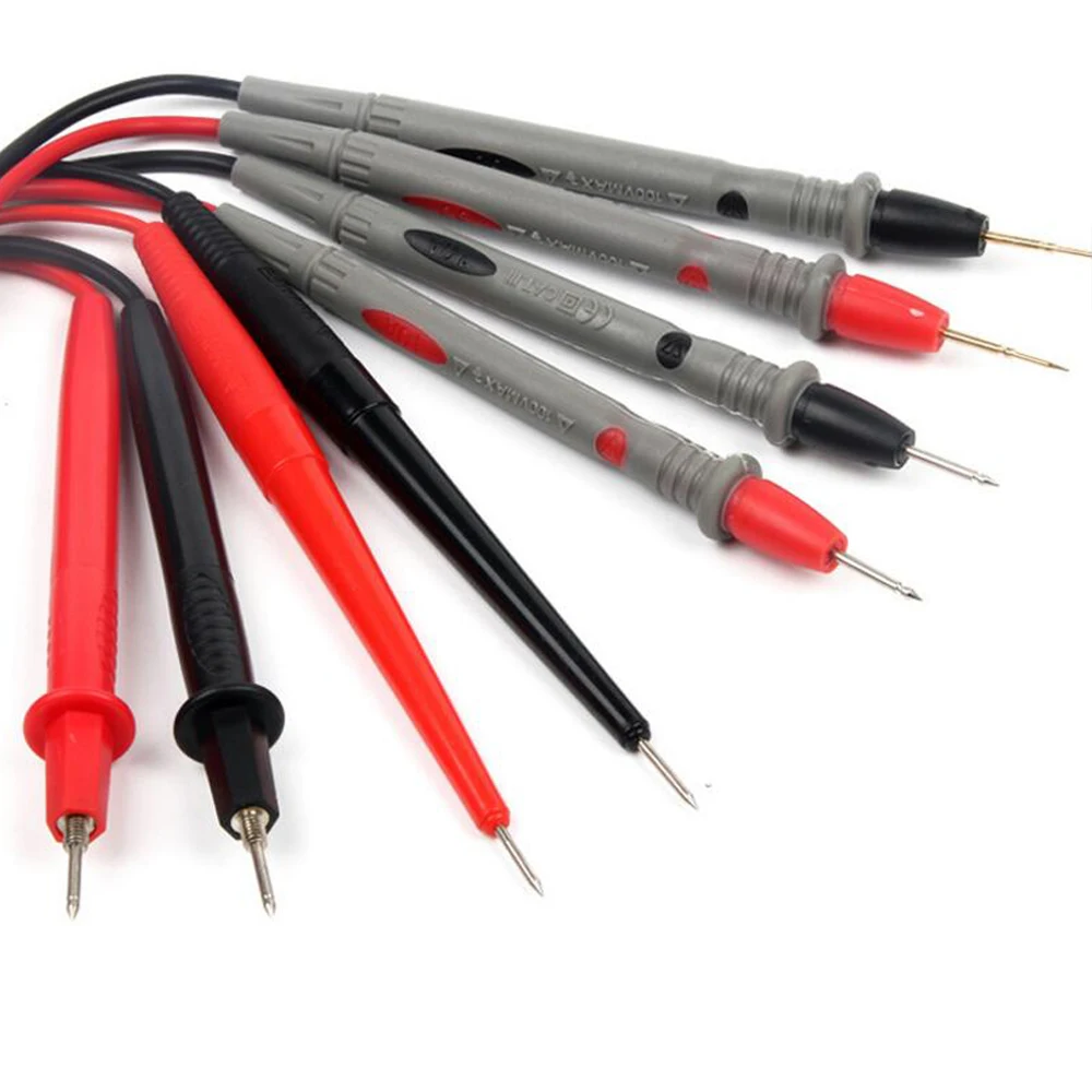 

Universal Multimeter Pen with Gold-plated Copper Needle 1000V/20A High-precision Test Leads