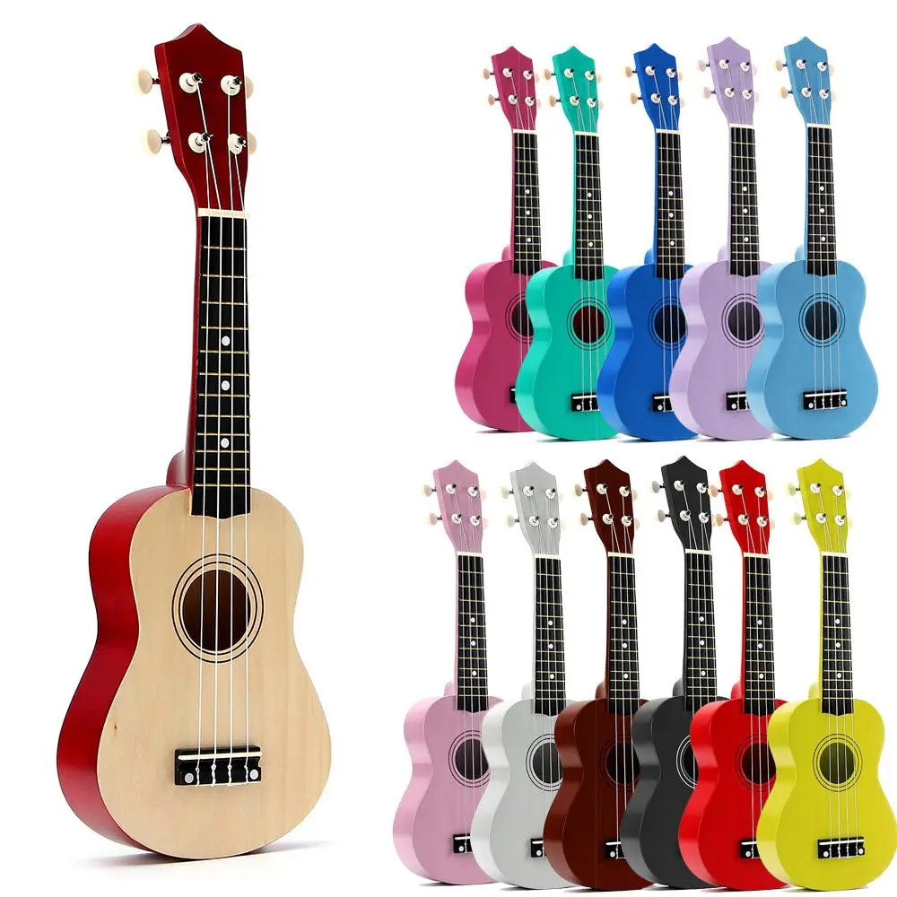 21 Ukulélé Petit Instrument de Musique Guitare pour Adultes Enfants  Cadeaux