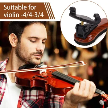 

Adjustable Collapsible Violin Shoulder Rest For 4/4 3/4 With Height Feet Imitation Wood Grain Musical Instrument Accessories
