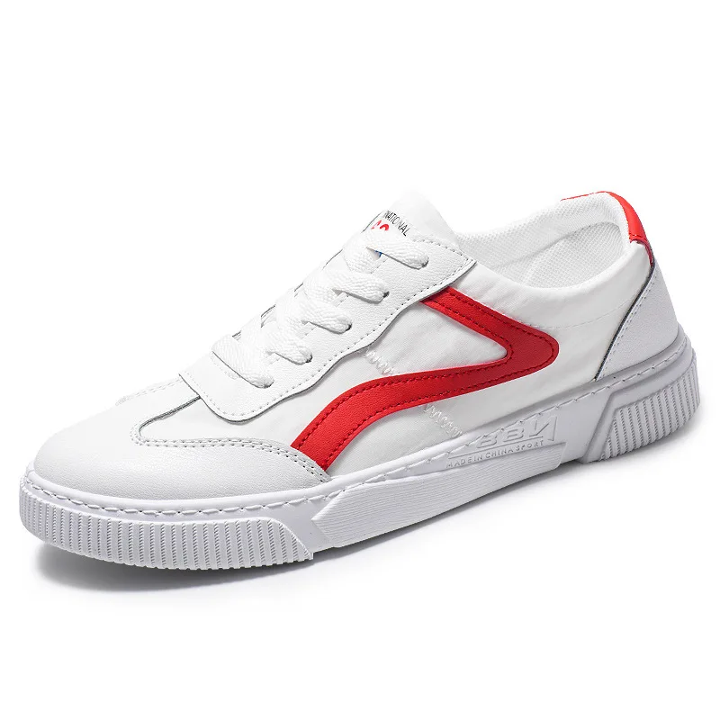 

2019 Summer New Style Men Low Top Sneakers Korean-style Students Casual Board Shoes Versatile White Wear-Resistant MEN'S SHOES