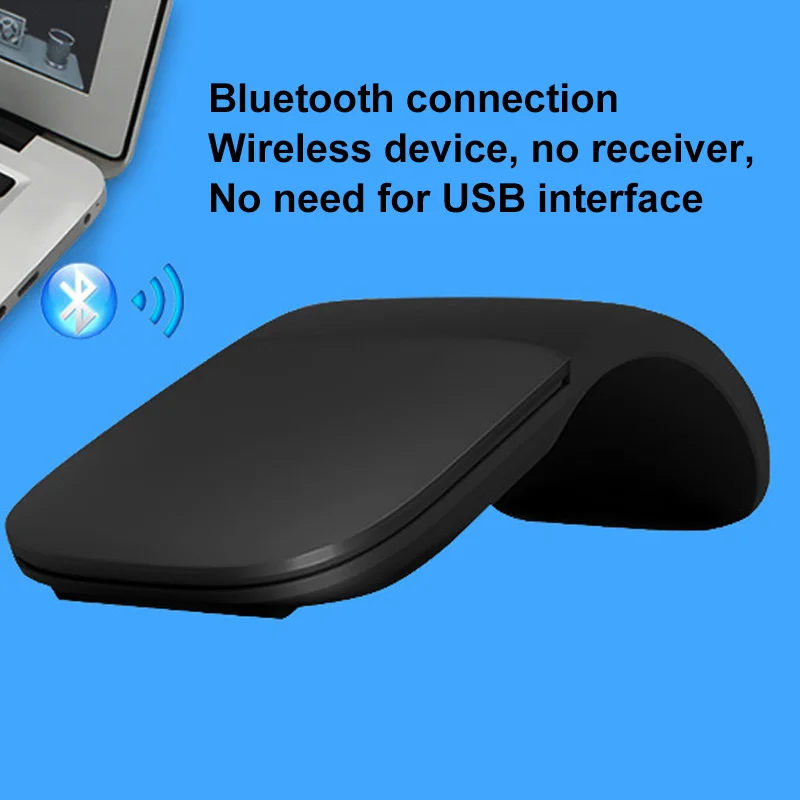 Bluetooth 4,0 мышь для microsoft мышь лазерная сенсорная Беспроводная складная мышь s Чувствительная Сенсорная сенсорная мышь для ноутбука компьютера