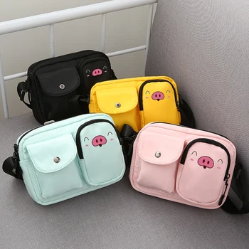 

Cute Cartoon Pig Style Women 's Girl 's Boy 's Messager Bag Phone Shoulder Bags Casual Mini Summer High QualityCrossbody Bag
