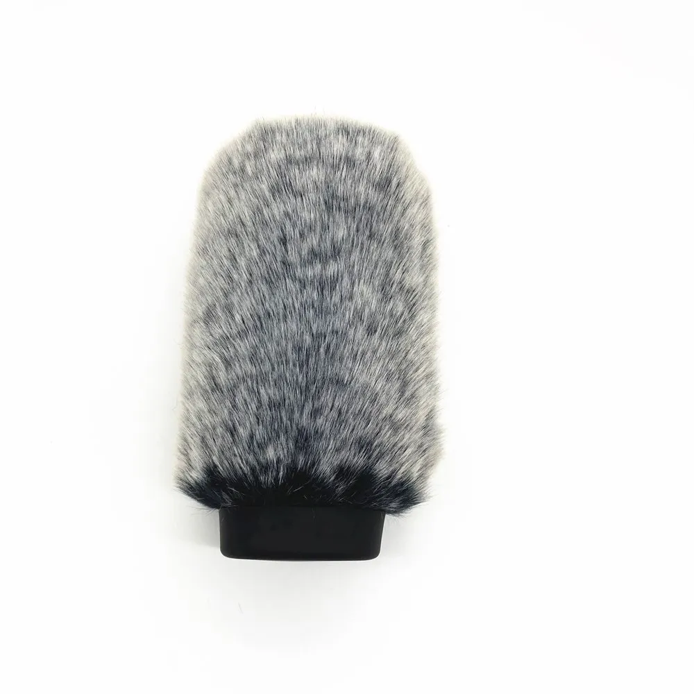 Furry Windshield For Microphonefur Proteção Mic Entrevista ao ar Livre Blue Mantis Dead Cat Mke600 Ecm673674 12cm - Image 2