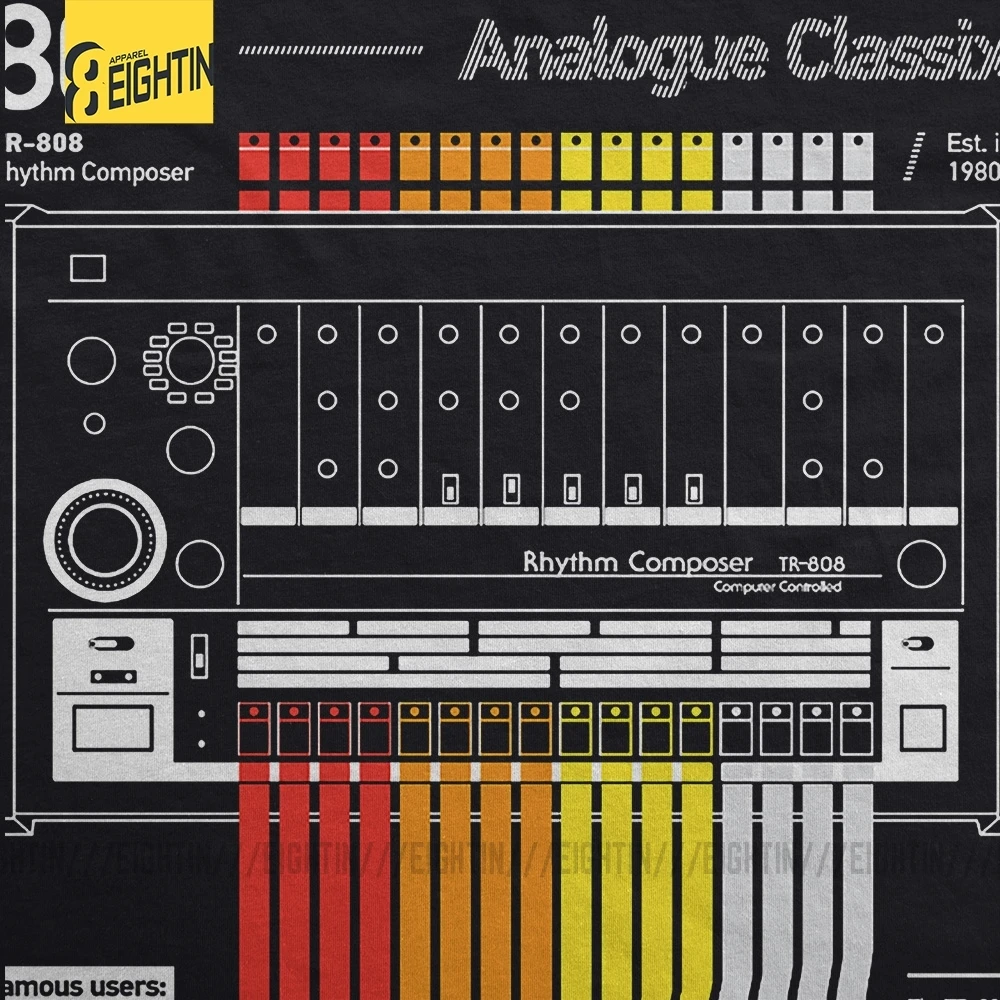 Cena Eightin 808 Classix Vaporwave T Shirt krótkie rękawy okrągły kołnierz mężczyźni topy Tees 4XL odzież nowy nabytek 100% bawełna T Shirt