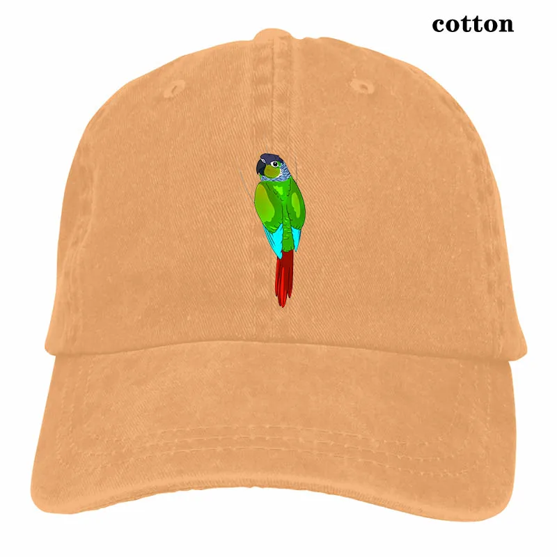 Зеленая Бейсболка Conure для мужчин и женщин, Кепка-Дальнобойщик, модная Регулируемая Кепка - Цвет: 3-Natural