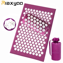 Лотос шип иглоукалывание Массажный коврик Акупрессура Подушка тело массаж спины боль снимает Расслабление себя релаксационная подушка сумка
