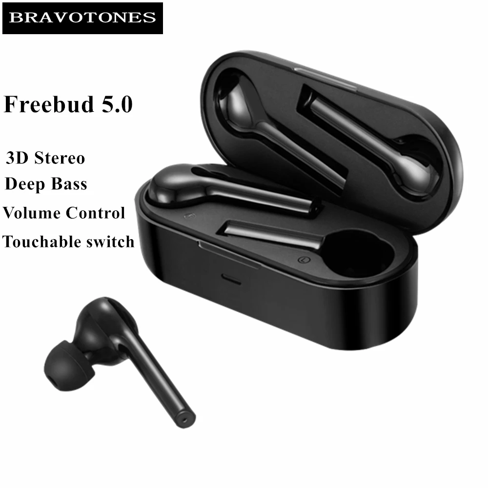 Freebud Touchable Switch TWS Earbuds 5 0 безпроводные наушники для телефона настоящие стерео